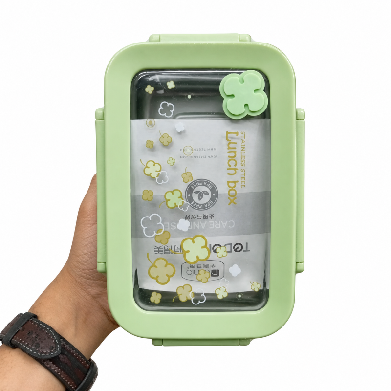 stainless-steel-kids-lunch-box-leakproof-bento-box-flower-star-design